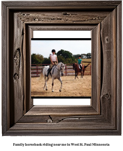 family horseback riding near me in West St. Paul, Minnesota